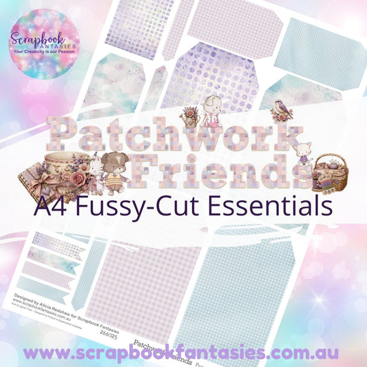 Patchwork Friends A4 Colour Fussy-Cut Elements - Large Tags 2 266025