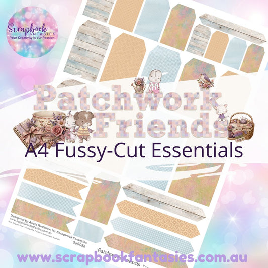 Patchwork Friends A4 Colour Fussy-Cut Elements - Tags and Tabs 1 266026