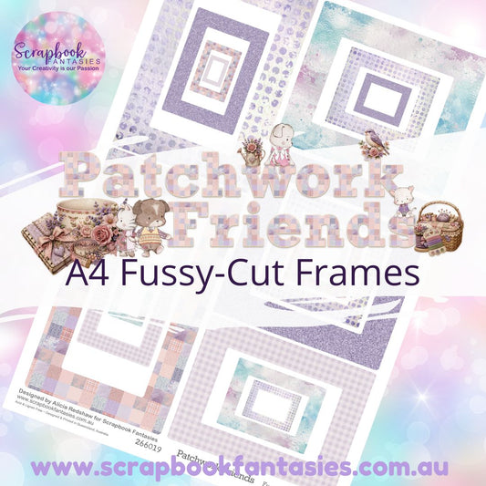 Patchwork Friends A4 Colour Fussy-Cut Frames 1 266019