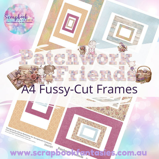 Patchwork Friends A4 Colour Fussy-Cut Frames 1 266020