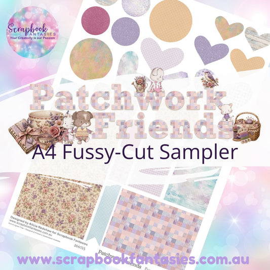 Patchwork Friends A4 Colour Fussy-Cut Sampler 1 - 266015