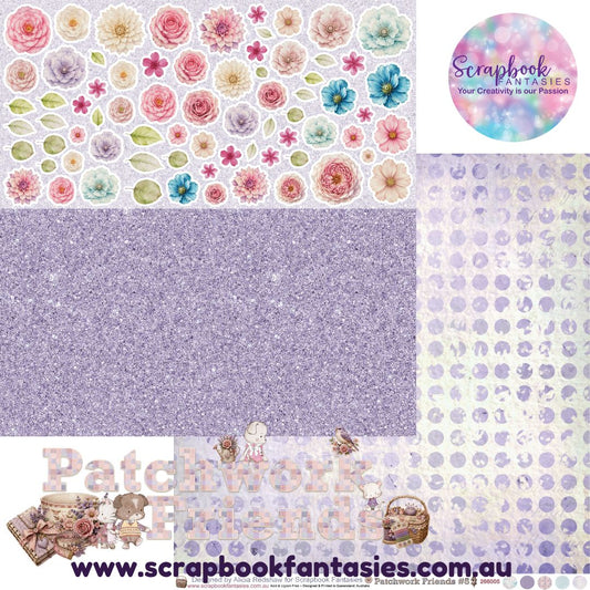 Patchwork Friends 12x12 Double-Sided Patterned Paper 5 - 266005