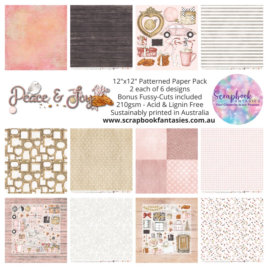 Peace & Joy 12x12 Double-Sided Patterned Paper Pack 7372500