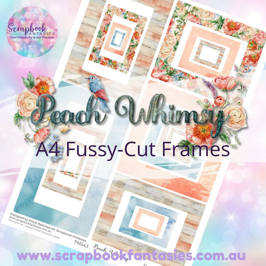 Peach Whimsy A4 Colour Fussy-Cut Frames 3 792443