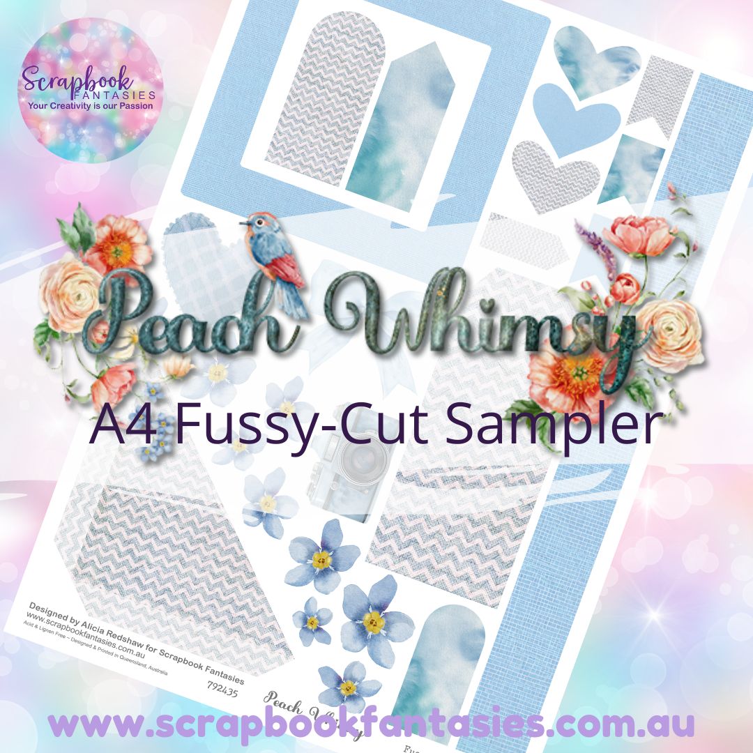Peach Whimsy A4 Colour Fussy-Cut Sampler 2 - 792435