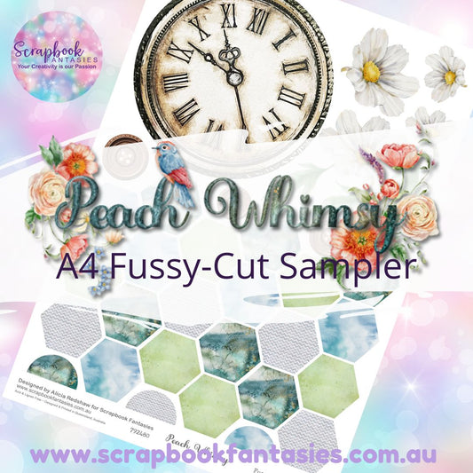 Peach Whimsy A4 Colour Fussy-Cut Sampler 5 - 792480