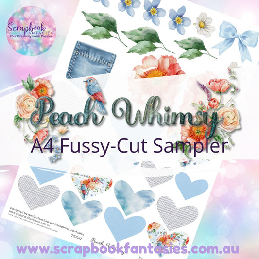 Peach Whimsy A4 Colour Fussy-Cut Sampler 7 - 792482