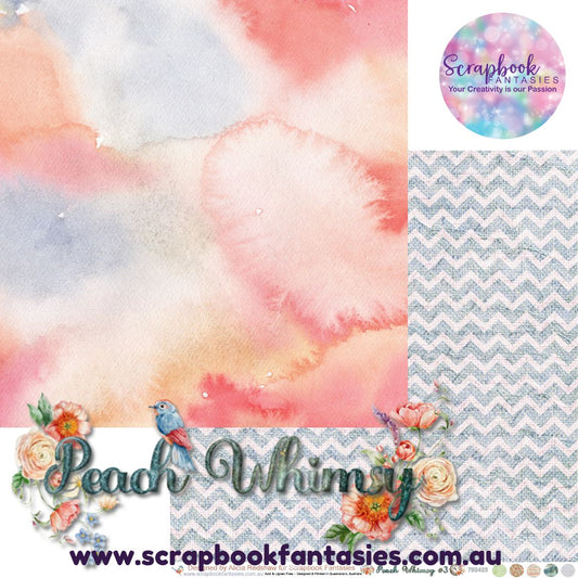 Peach Whimsy 12x12 Double-Sided Patterned Paper 3 - 792423