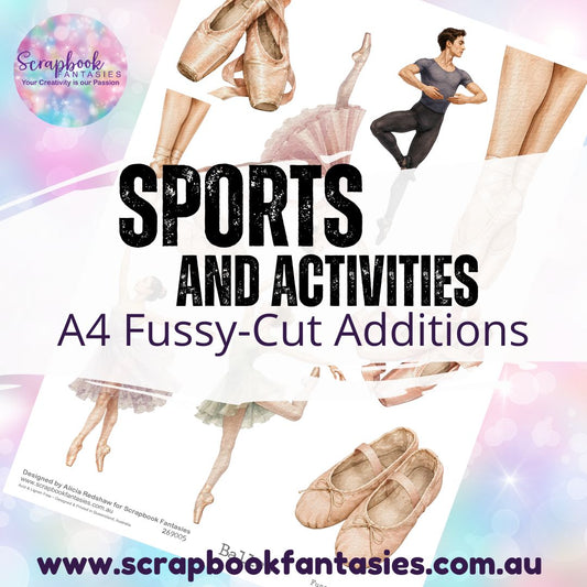 Sports and Activities A4 Colour Fussy-Cut Additions - Ballet 2 269005