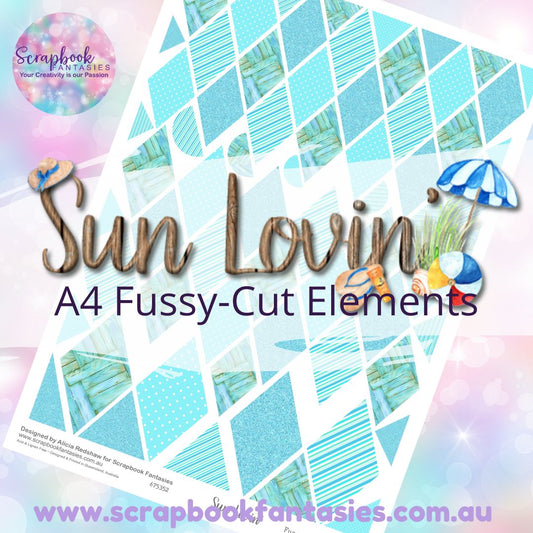 Sunlovin' A4 Colour Fussy-Cut Elements - Diamonds 1 675352