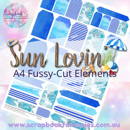 Sunlovin' A4 Colour Fussy-Cut Elements - Tags & Tabs 3 675295