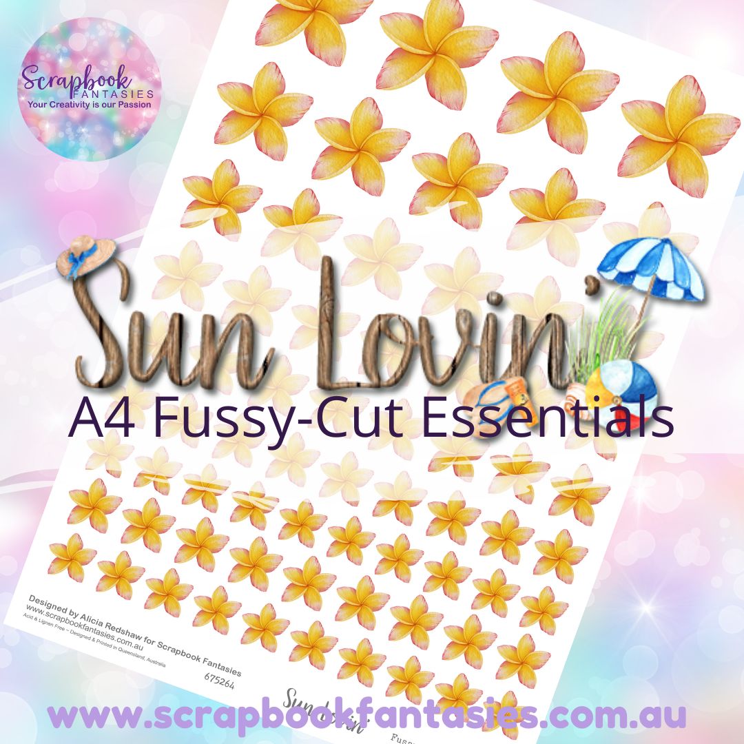 Sunlovin' A4 Colour Fussy-Cut Essentials - Flowers 2 675264
