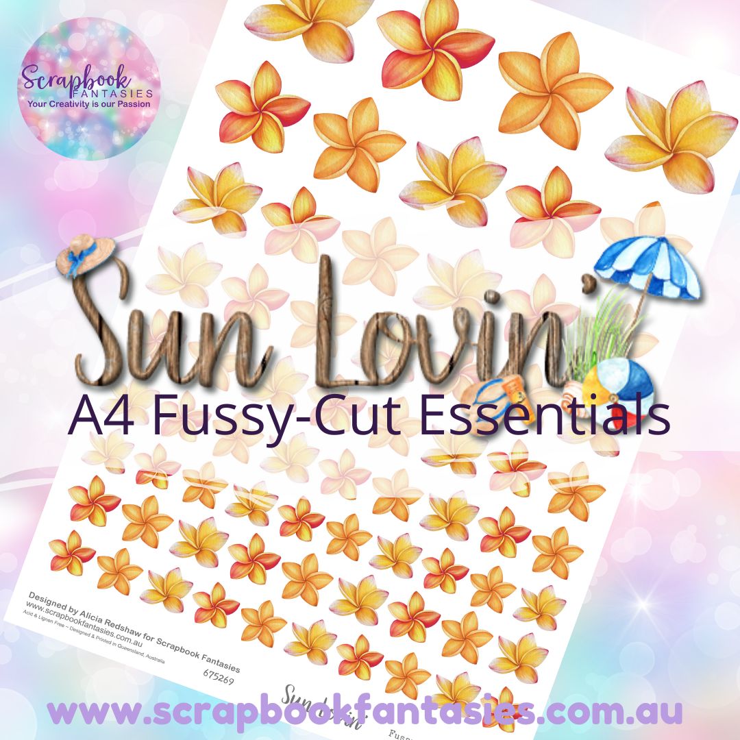 Sunlovin' A4 Colour Fussy-Cut Essentials - Flowers 7 675269