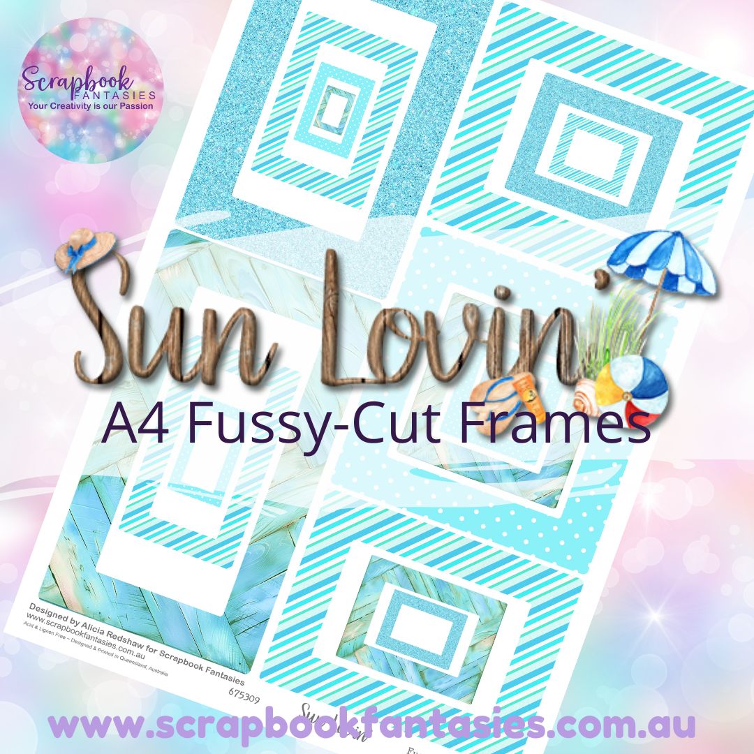 Sunlovin' A4 Colour Fussy-Cut Frames 1 675309