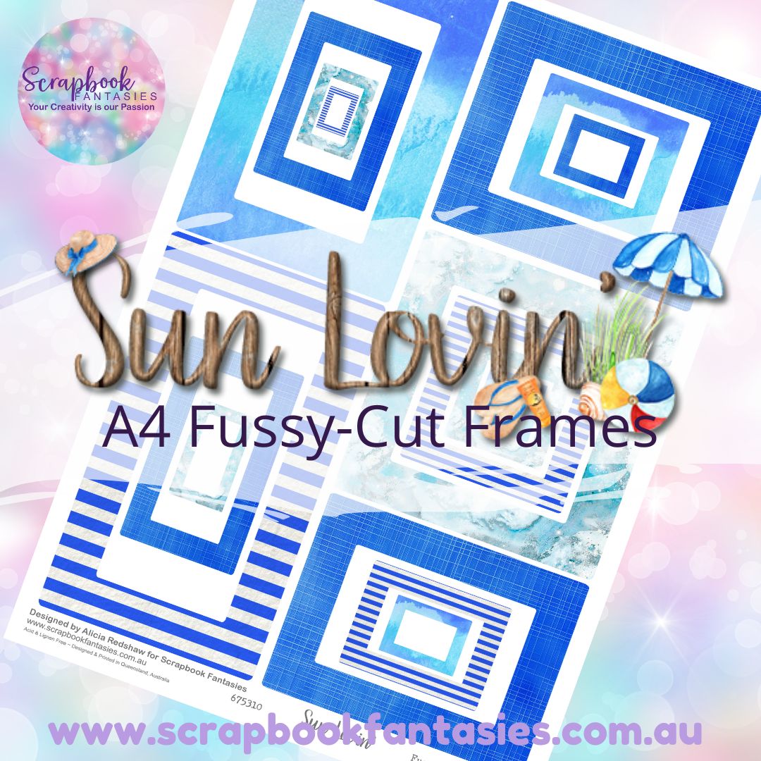Sunlovin' A4 Colour Fussy-Cut Frames 2 675310