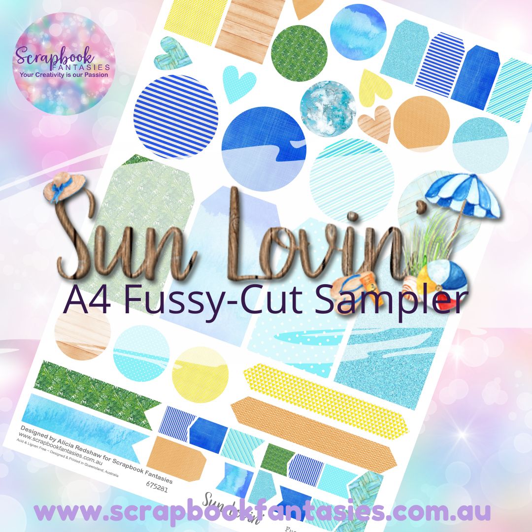 Sunlovin' A4 Colour Fussy-Cut Sampler 1 675281