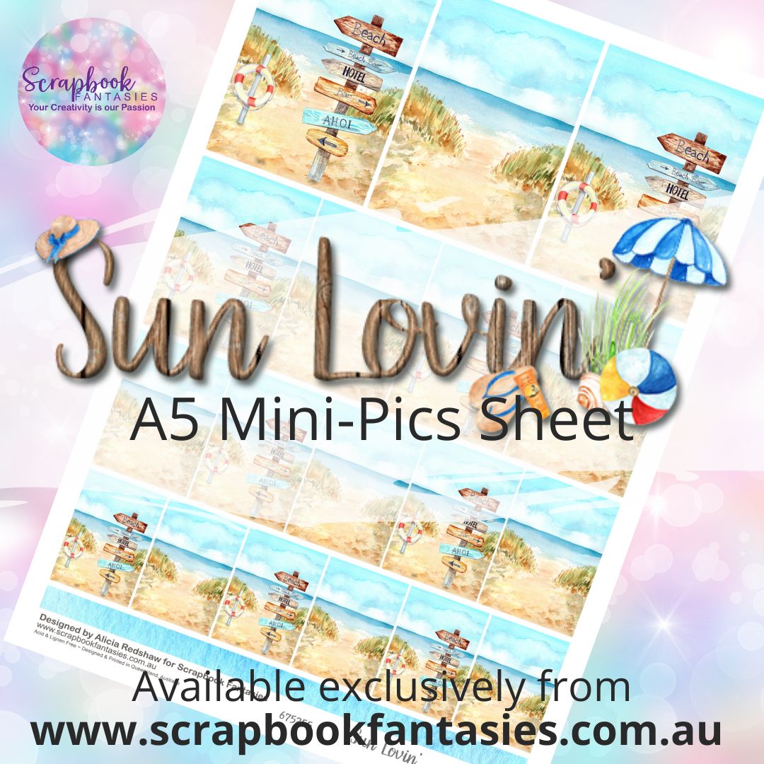 Sunlovin' A5 Mini-Pics Sheet - 675255