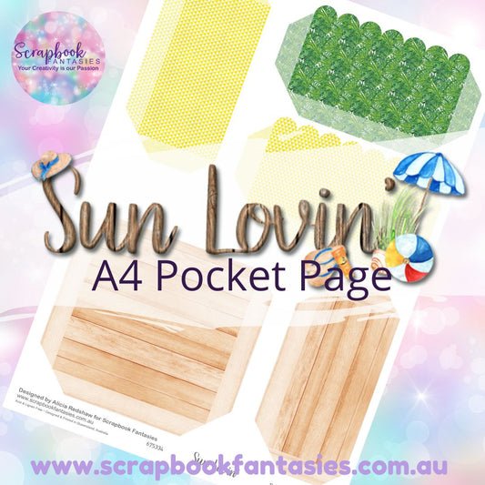 Sunlovin' A4 Colour Pocket Page - Rectangles & Square 1 675334