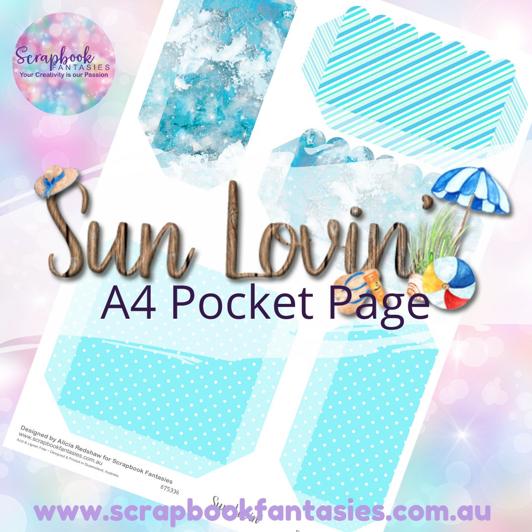 Sunlovin' A4 Colour Pocket Page - Rectangles & Square 3 675336