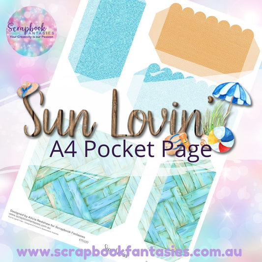 Sunlovin' A4 Colour Pocket Page - Rectangles & Square 4 675337