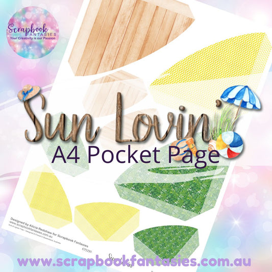 Sunlovin' A4 Colour Pocket Page - Rounded Corners 1 675330