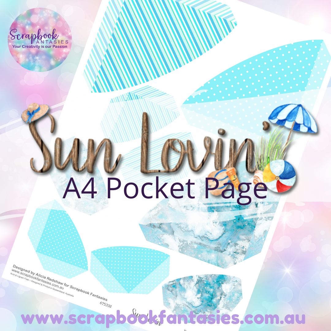 Sunlovin' A4 Colour Pocket Page - Rounded Corners 3 675332