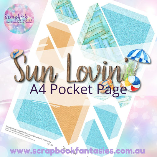 Sunlovin' A4 Colour Pocket Page - Straight Corners 4 675329