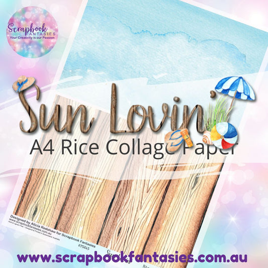 Sunlovin' A4 Rice Collage Paper - Halves 2 675245