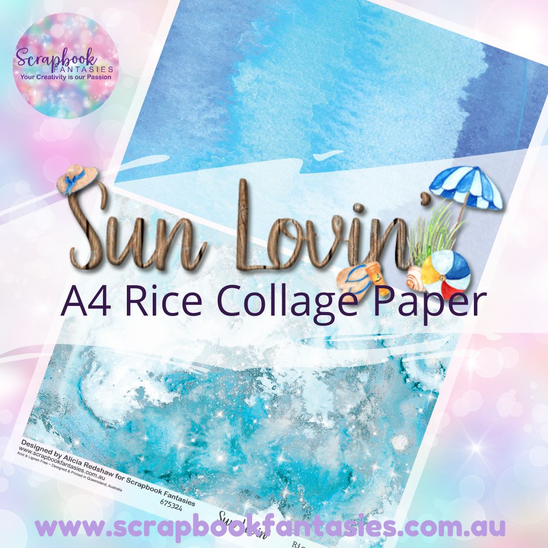 Sunlovin' A4 Collage Paper - Halves 5 675324