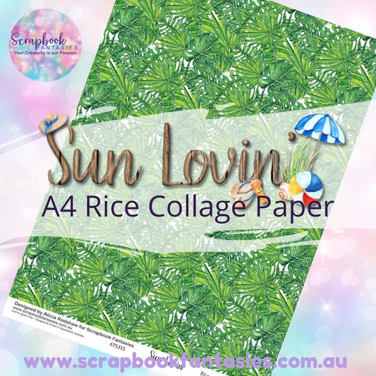 Sunlovin' A4 Collage Paper - Leaves 675315