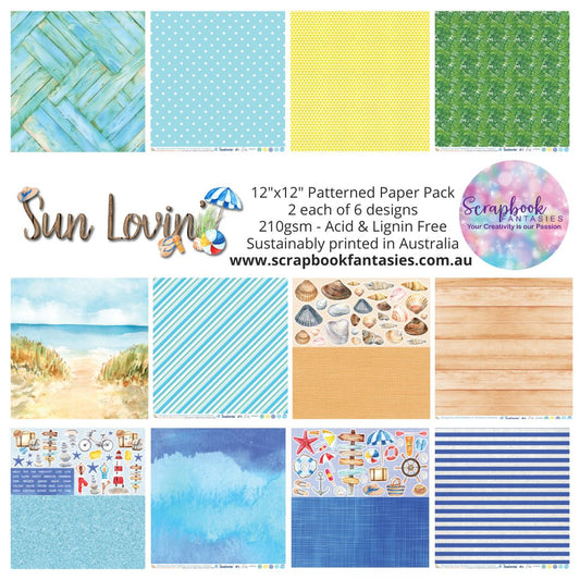 Sunlovin' 12x12 Double-Sided Patterned Paper Pack - 675270