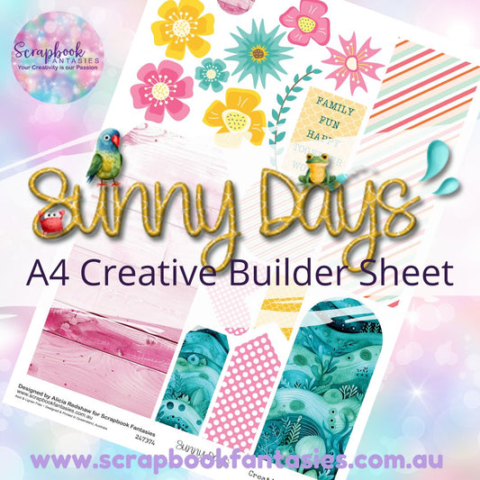 Sunny Days A4 Creative Builder Sheet 1 247374