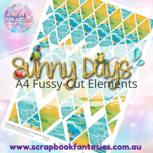 Sunny Days A4 Colour Fussy-Cut Elements - Diamonds 4 247369