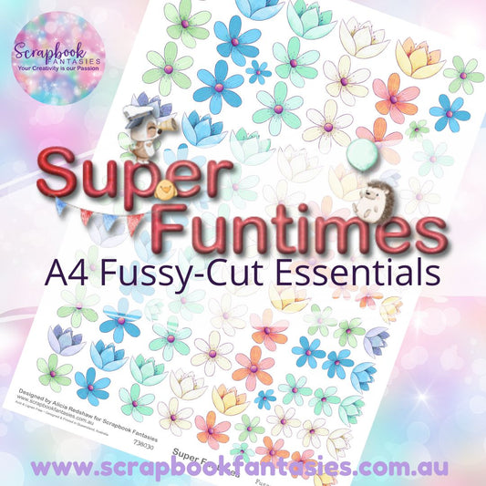 Super Funtimes A4 Colour Fussy-Cut Essentials - Flowers 7 738030