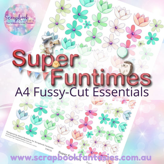 Super Funtimes A4 Colour Fussy-Cut Essentials - Flowers 8 738031