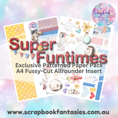 Super Funtimes 12x12 Double-Sided Patterned Paper Pack - 738000