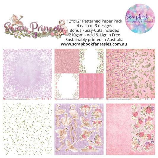 Swan Princess 12x12 Double-Sided Patterned Paper Pack - 12995