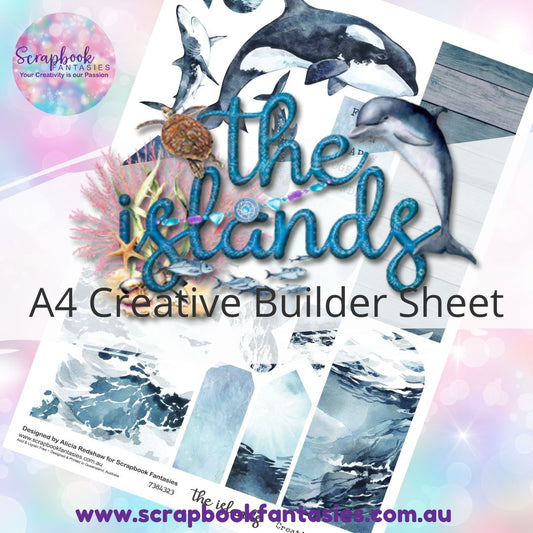 the islands A4 Creative Builder Sheet - Sharks 7384323