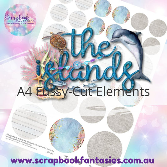 the islands A4 Colour Fussy-Cut Elements - Circles 2 7384325