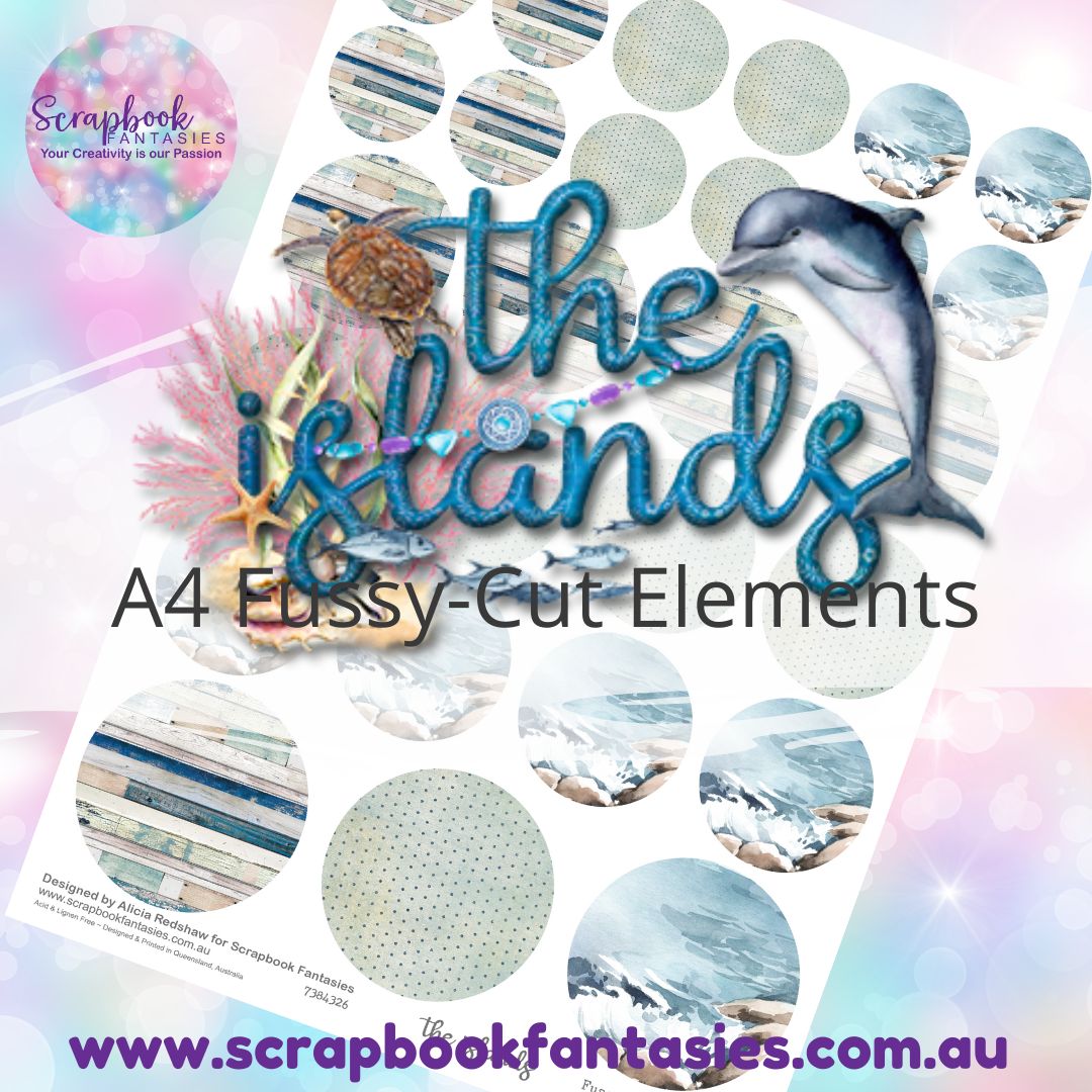 the islands A4 Colour Fussy-Cut Elements - Circles 3 7384326