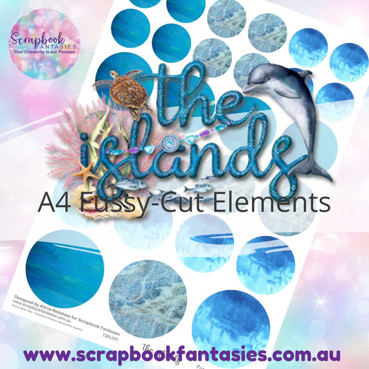 the islands A4 Colour Fussy-Cut Elements - Circles 4 7384327