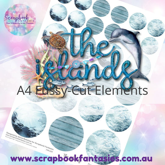 the islands A4 Colour Fussy-Cut Elements - Circles 6 7384329