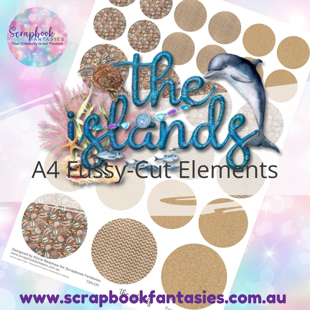 the islands A4 Colour Fussy-Cut Elements - Circles 7 7384330