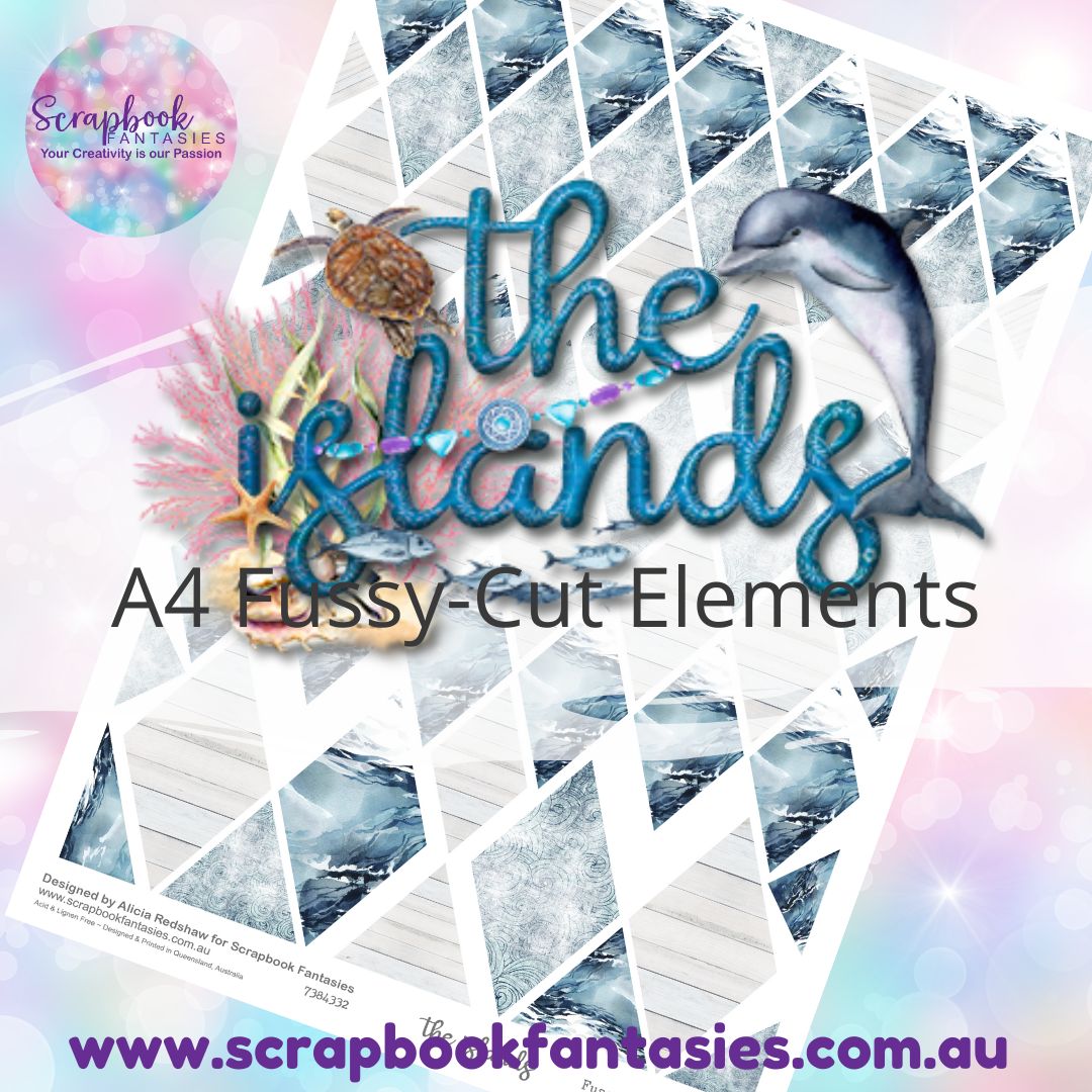 the islands A4 Colour Fussy-Cut Elements - Diamonds 2 7384332