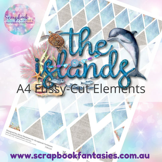 the islands A4 Colour Fussy-Cut Elements - Diamonds 3 7384333