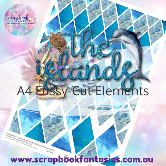 the islands A4 Colour Fussy-Cut Elements - Diamonds 4 7384334