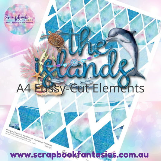 the islands A4 Colour Fussy-Cut Elements - Diamonds 5 7384335