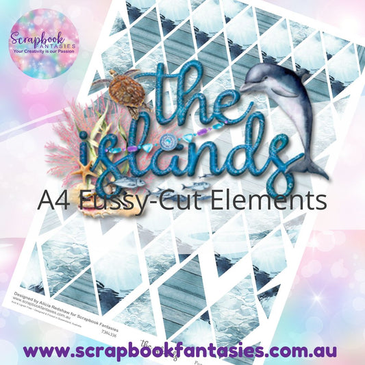 the islands A4 Colour Fussy-Cut Elements - Diamonds 6 7384336