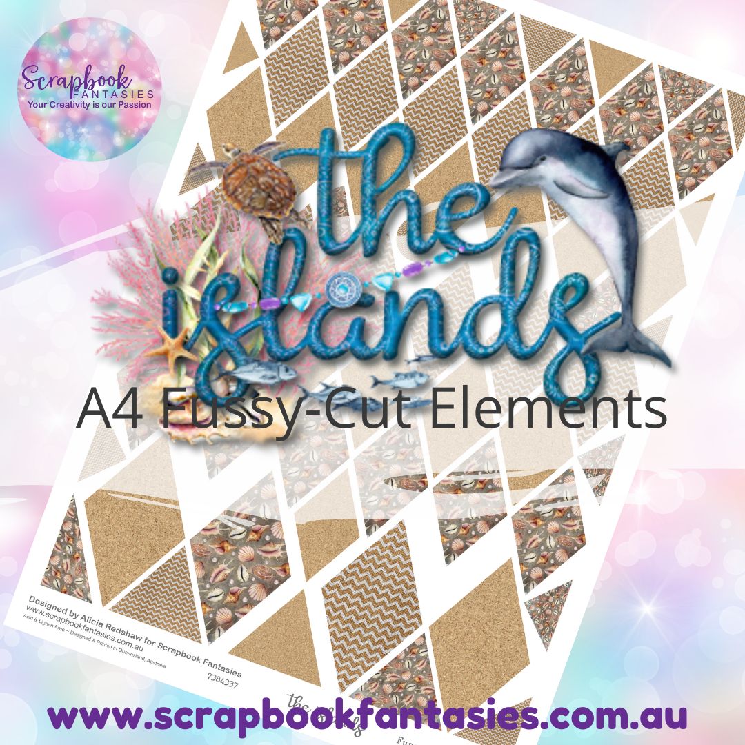 the islands A4 Colour Fussy-Cut Elements - Diamonds 7 7384337