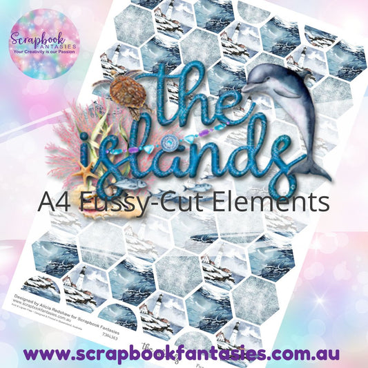 the islands A4 Colour Fussy-Cut Elements - Hexagons 2 7384363